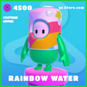 Rainbow Water Costume Upper rare fall guys item