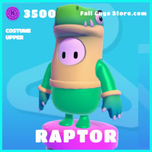 Raptor Costume Upper Common Fall Guys Skin