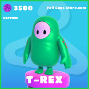 T-Rex pattern fall guys item