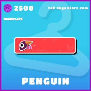 penguin fall guys nameplate epic