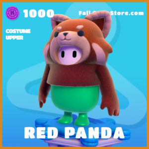 Red Panda Upper Fall Guys Legendary Skin