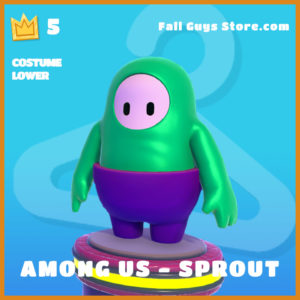 among us sprout legendary costume lower fall guys skin