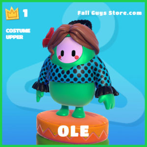 Ole rare costume upper fall guys skin