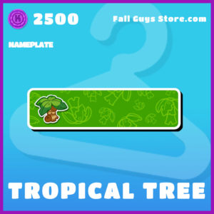 tropical tree epic nameplate fall guys
