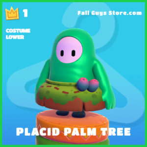 placid palm tree rare costume lower fall guys skin