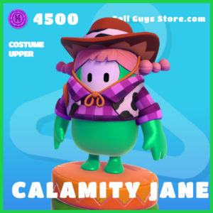 calamity jane rare costume upper fall guys skin