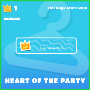 heart of the party rare nickname fall guys