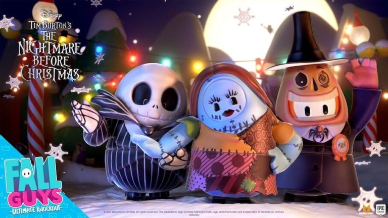 Disney Tim Burton’s The Nightmare Before Christmas Goodies Come to Fall Guys!