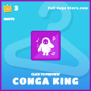 conga king emote epic fall guys