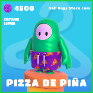 pizza de pina rare costume lower fall guys skin