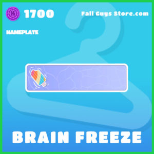 brain freeze fall guys nameplate