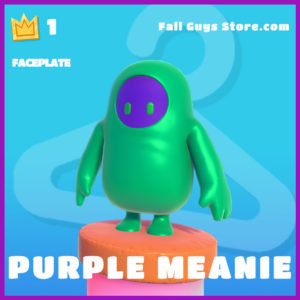 purple meanie epic faceplate fall guys