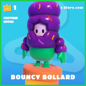 bouncy bollard rare costume upper fall guys