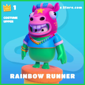 rainbow runner rare costume upper fall guys