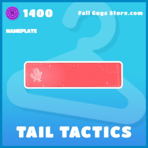 tail tactics nameplate uncommon fall guys