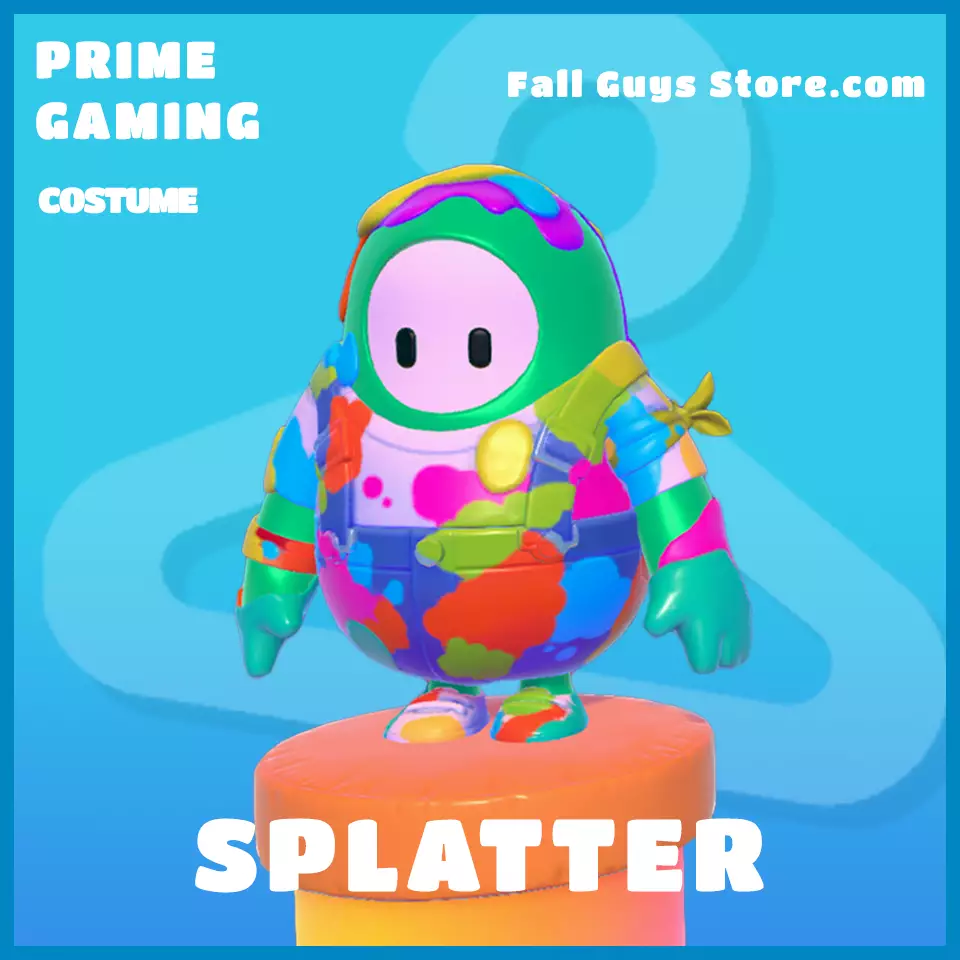 splatter prime gaming fall guys costume