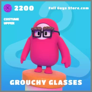 grouchy glasses common costume upper fall guys