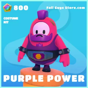 purple power rare costume fall guys