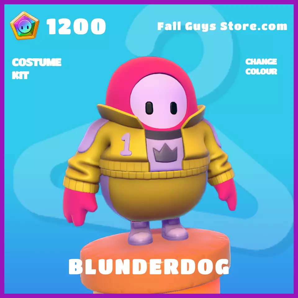 blunderdog epic costume fall guys changes colour