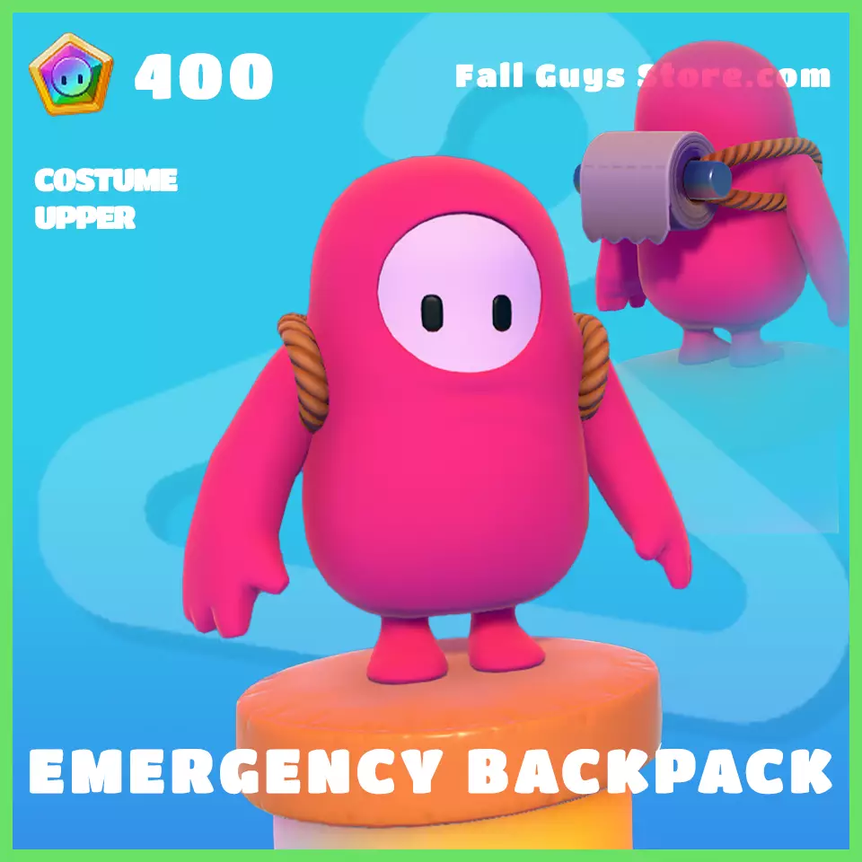 emergency backpack uncommon costume upper fall guys