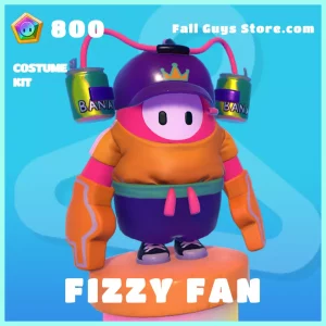 fizzy fan rare costume fall guys