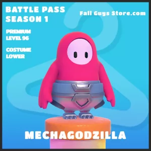 mechagodzilla costume lwoer battle pass fall guys season 1