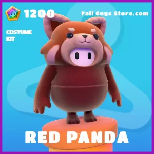 red panda epic costume fall guys