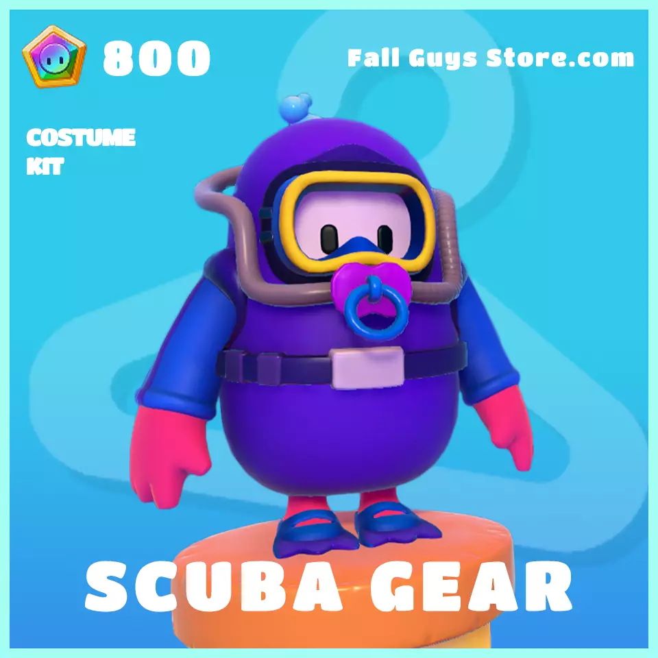 scuba gear rare costume fall guys
