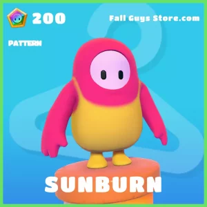 sunburn uncommon pattern