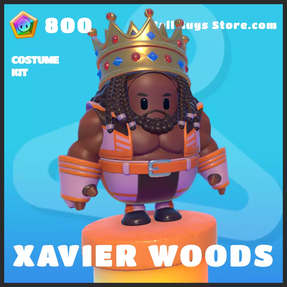 xavier woods special costume fall guys