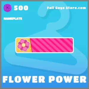 flower power nameplate fall guys