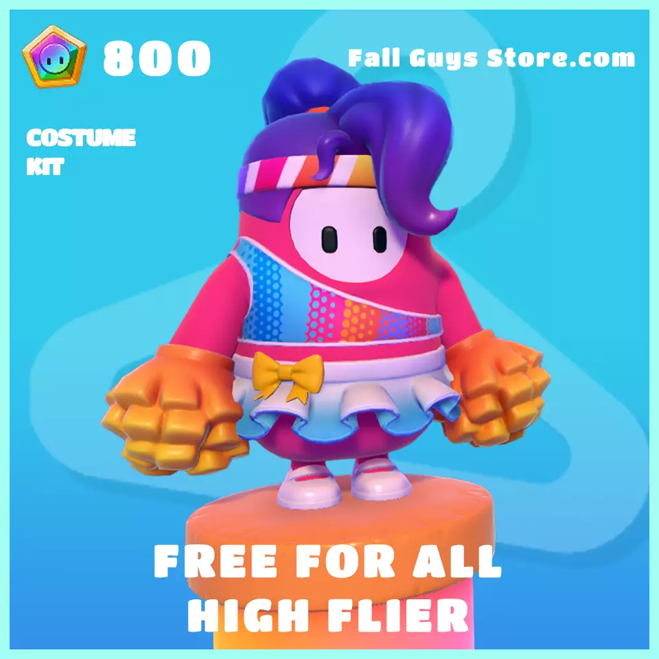 free for all high flier costume fall guys