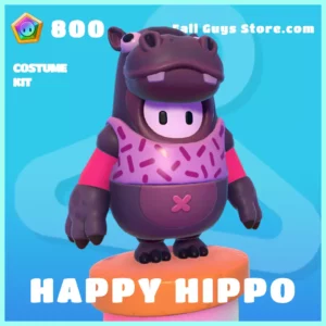 happy hippo rare costume fall guys