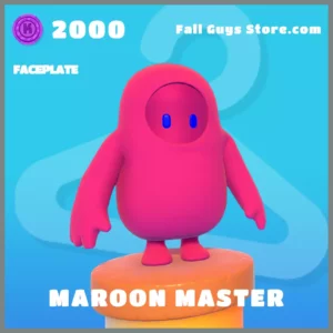 maroon master faceplate fall guys