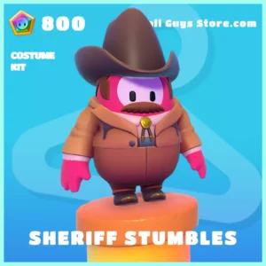 sheriff stumbles costume rare fall guys
