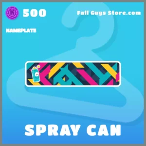 spray can nameplate fall guys