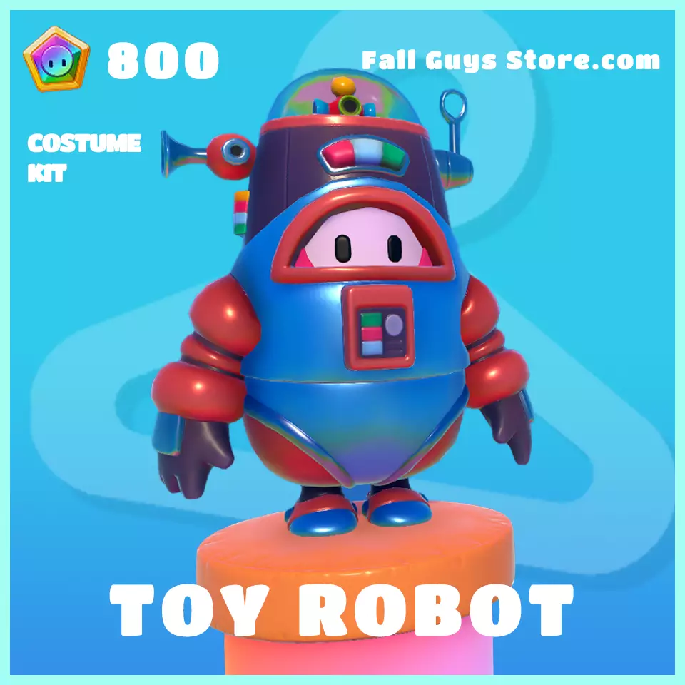 toy robot rare costume fall guys