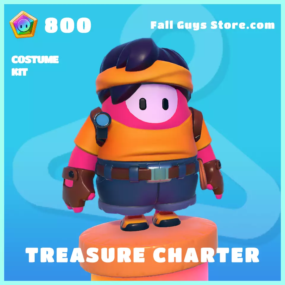 treasure charter rare costume fall guys