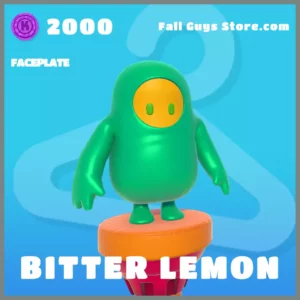 Bitter Lemon Faceplate in Fall Guys