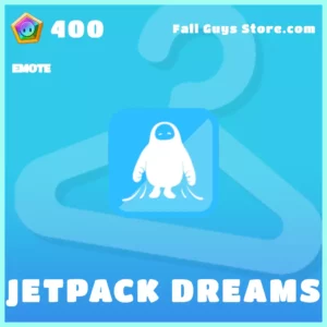 Jetpack Dreams Emote in Fall Guys