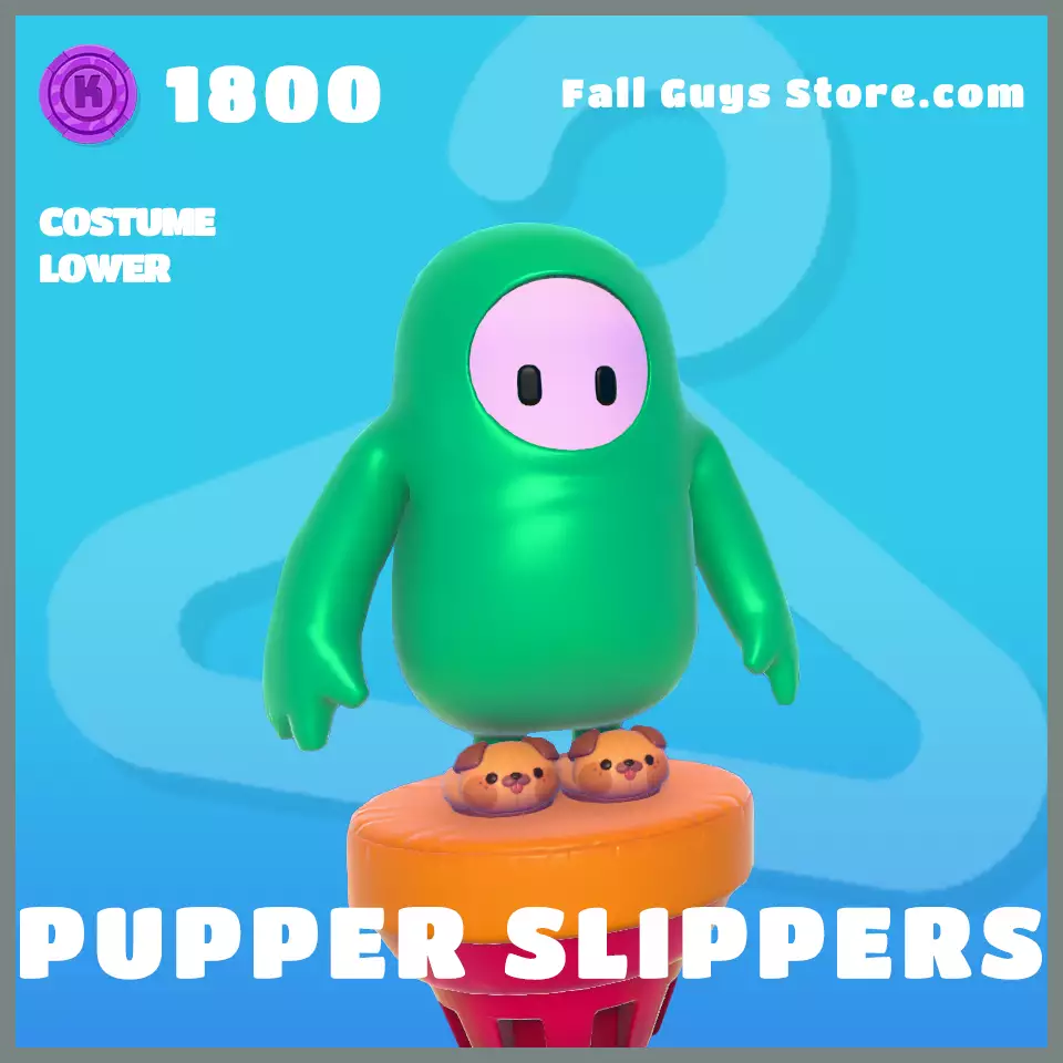 Pupper Slippers Costumer Lower in Fall Guys