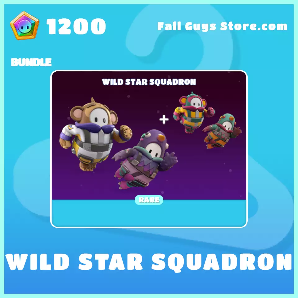 Wild Star Squadron Fall Guys Bundle