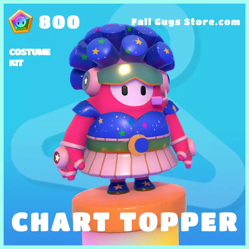 chart topper costume fall guys