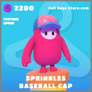 sprinkles baseball cap costume upper fall guys