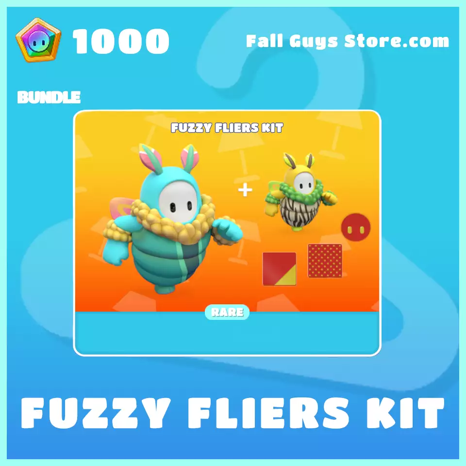 Fuzzy Fliers Kit Fall Guys Bundle