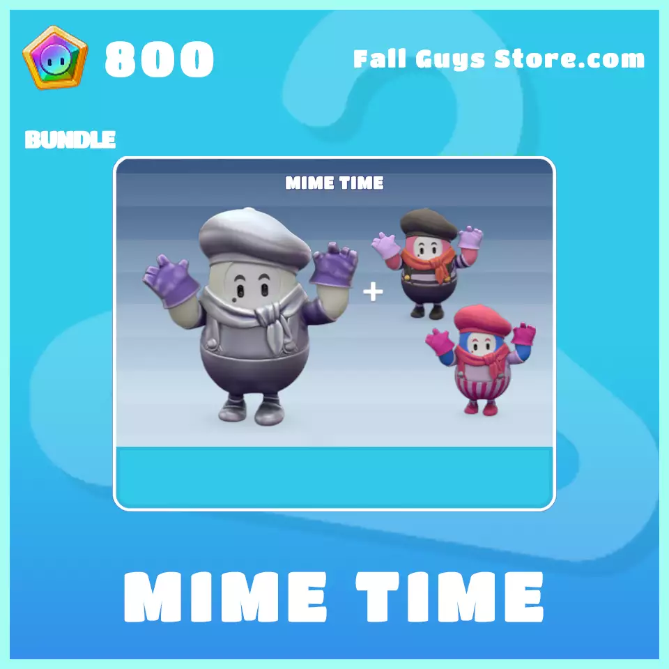 Mime Time Fall Guys Bundle