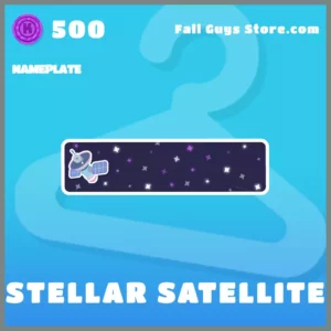 Stellar Satellite nameplate in Fall Guys