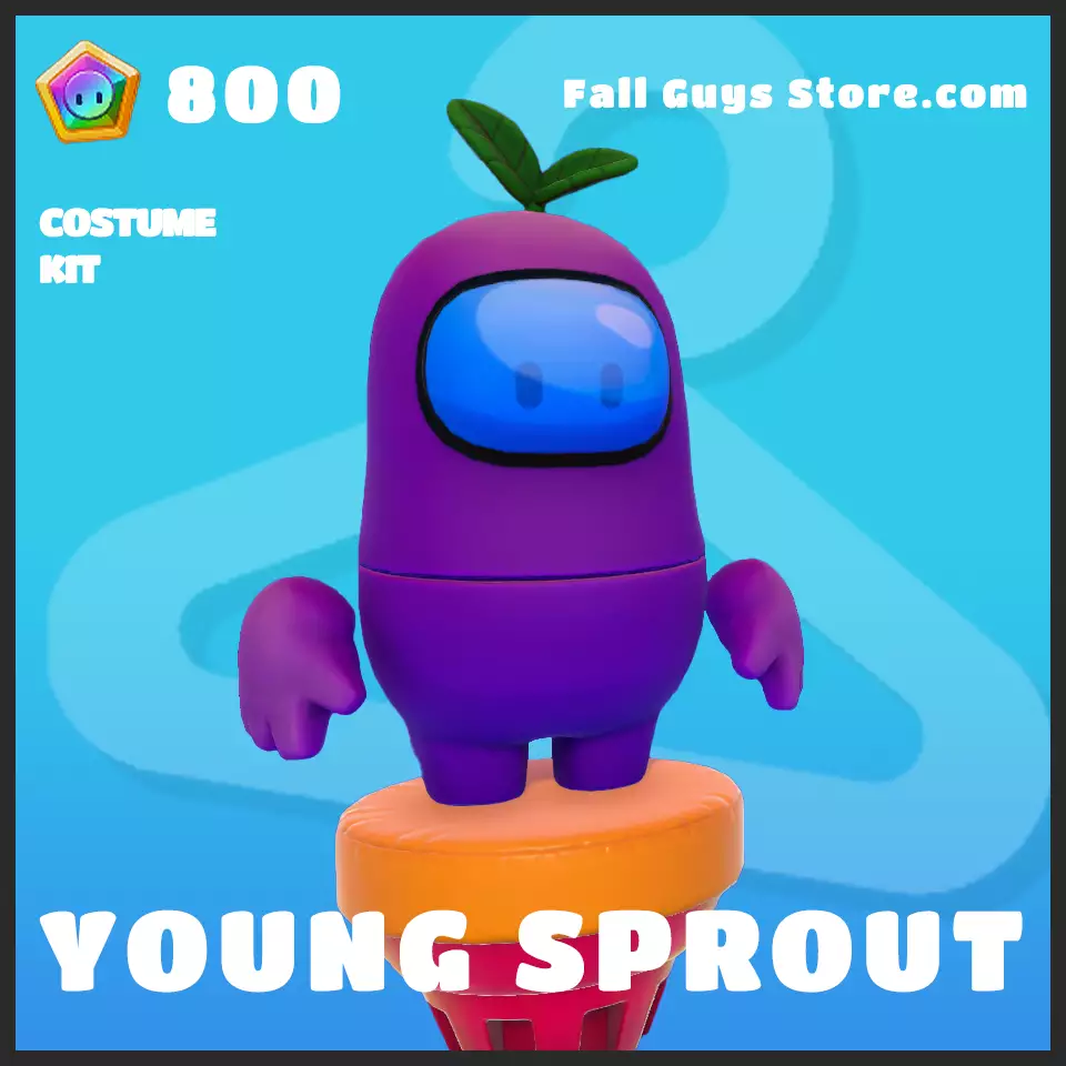 Young Sprout Fall Guys Among Us Costume Kit Skin