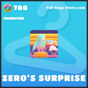 Zero's Surprise Celebration in Fall Guys