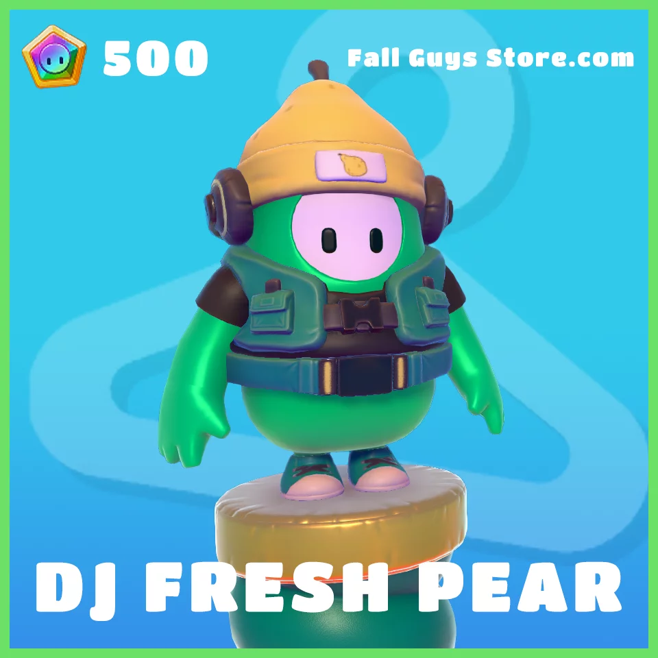 DJ Fresh Pear Costume Skin in Fall Guys